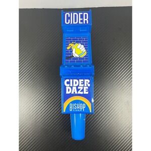 Bishop Cider Daze Beer‎ Tap Handle Blue Arcade Style